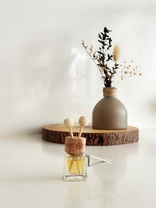 Rosy roo citrus spice car diffuser with clip.
