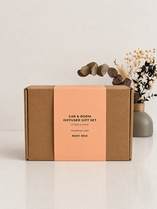 Car And Home Gift Set - Citrus & Spice