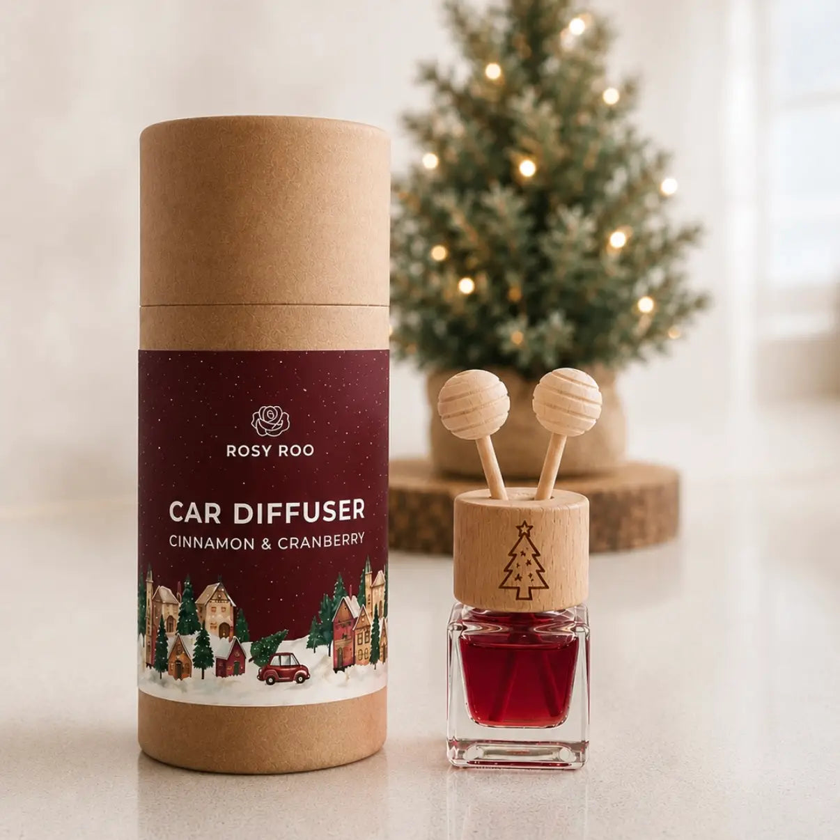 Car Diffuser - Cinnamon & Cranberry (Case of 10)
